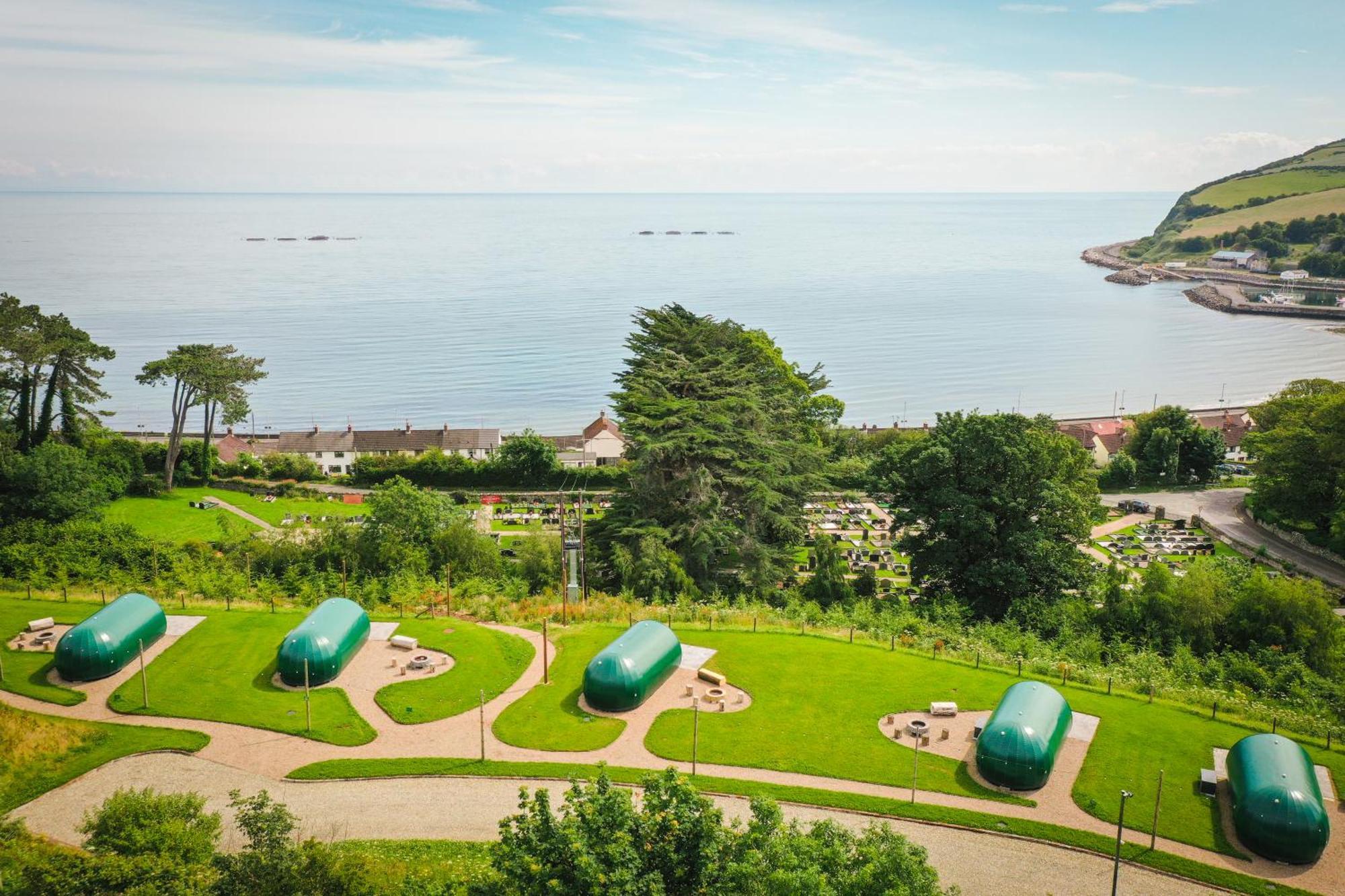 Glenarm Castle Ocean View Pods Hotell Exteriör bild